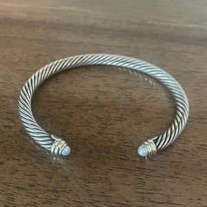 David Yurman Cable Classics Bracelet (14K gold with Pearl)